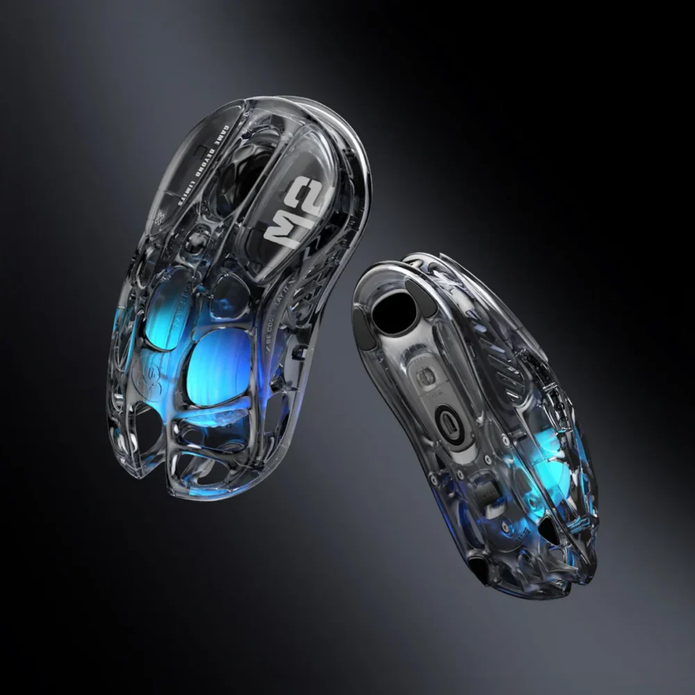Chuột GravaStar Mercury M2 | Transparent Black