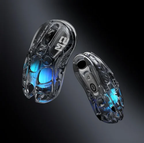 Chuột GravaStar Mercury M2 | Transparent Black