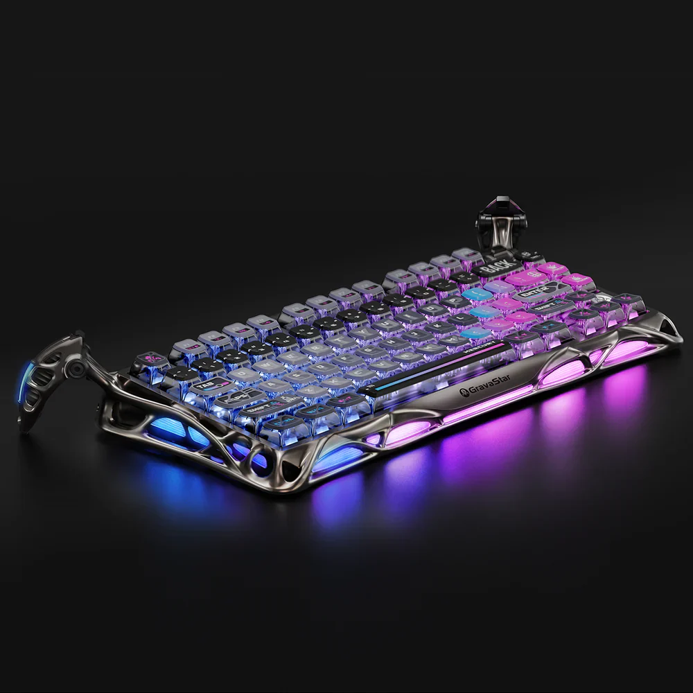 Bàn Phím Cơ Gravastar Mercury K1 Pro - Cyberpunk