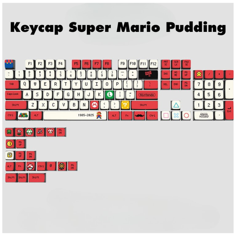 [Order] Keycap Super Mario Pudding