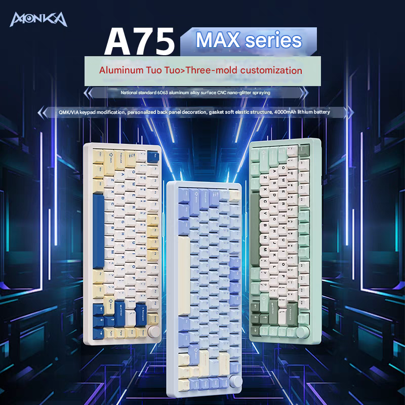 [Order] Bàn Phím Cơ Monka A75 Max
